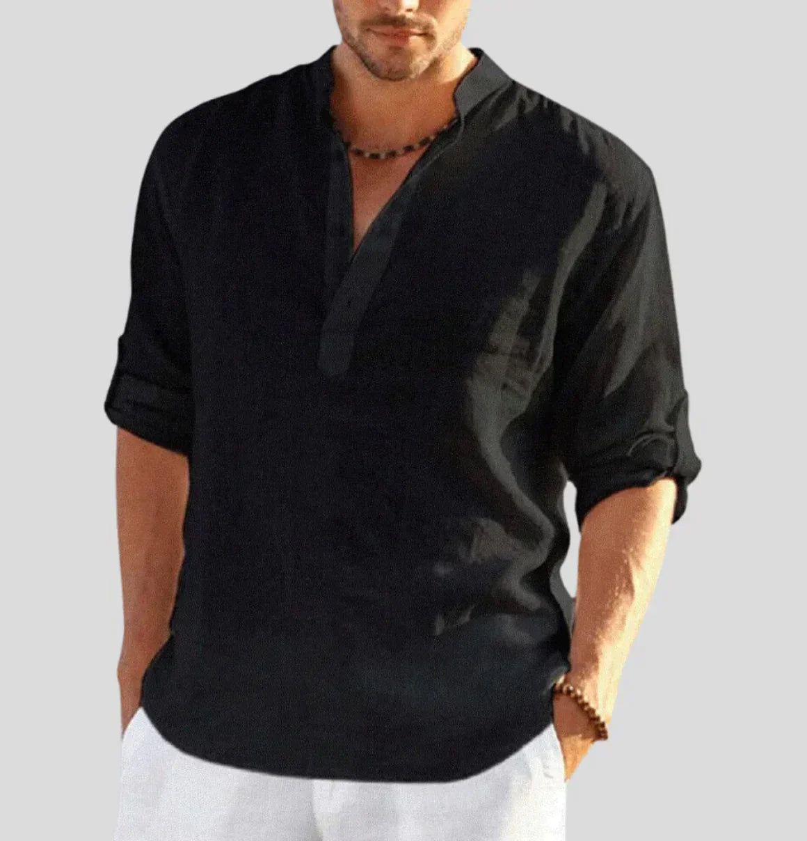 Carlo - Camicia in Lino per Uomo