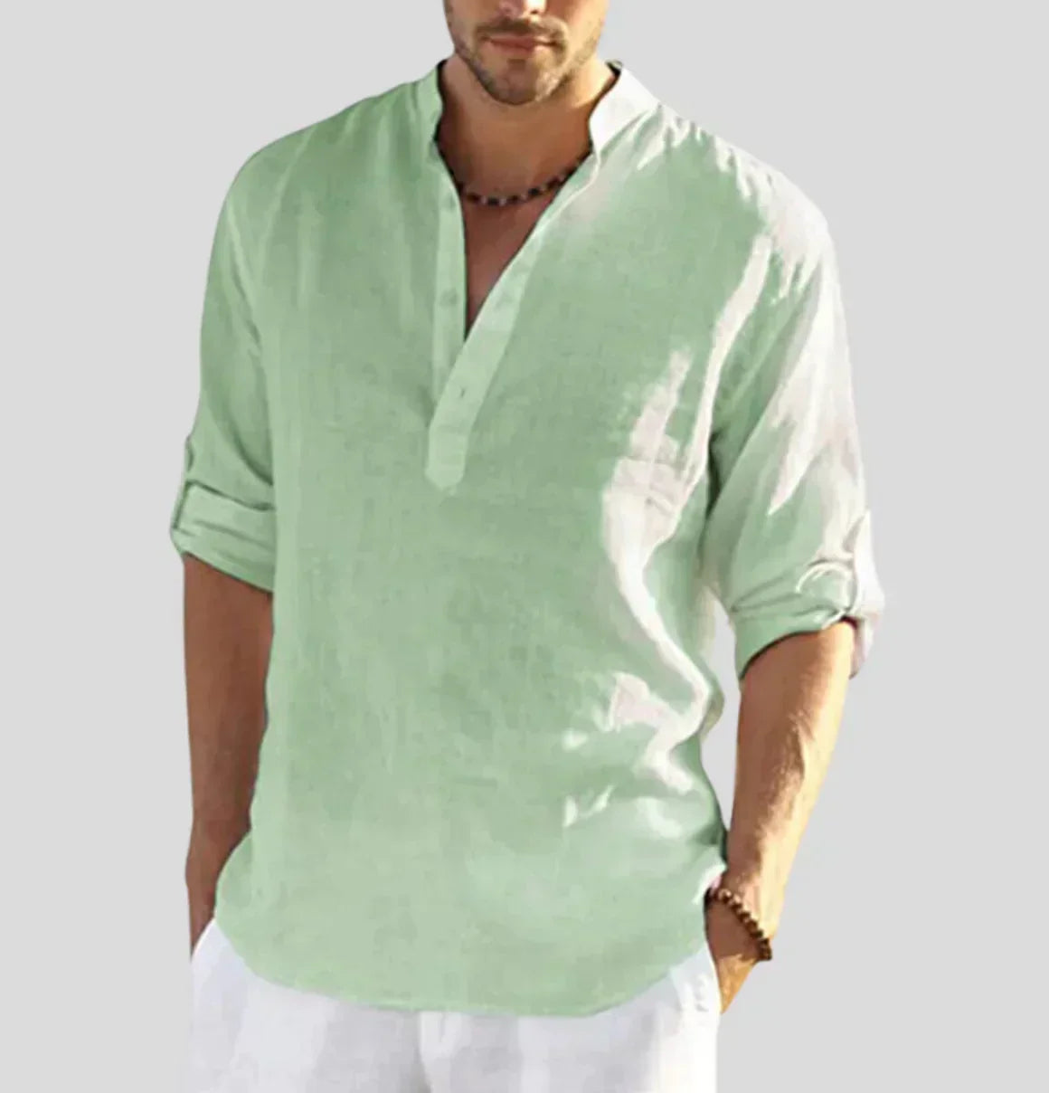 Carlo - Camicia in Lino per Uomo